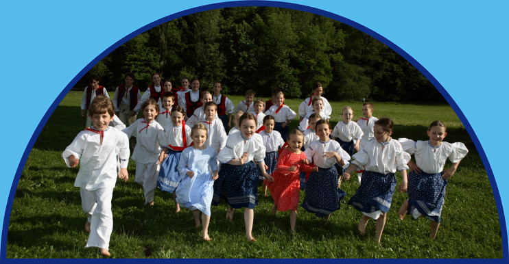 The children ethnical ensemble Brněnský Valášek